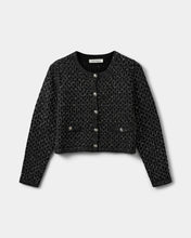 Load image into Gallery viewer, Carnet Cardigan - Black Glitter
