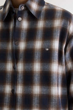 Load image into Gallery viewer, Johan Checked Shirt - Blue/Mocca
