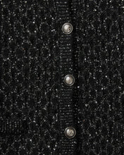 Load image into Gallery viewer, Carnet Cardigan - Black Glitter
