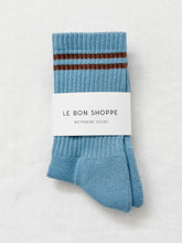 Load image into Gallery viewer, Boyfriend Socks - Powder Blue
