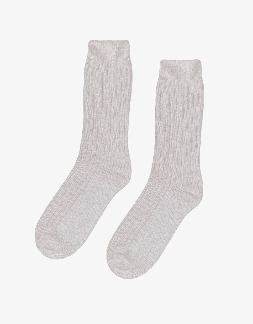 Merino Wool Blend Sock - Heather Grey