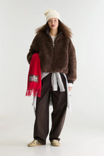 Load image into Gallery viewer, Jallis Faux Fur Jacket - Dark Roast
