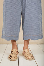 Load image into Gallery viewer, Aide Trousers - Navy Gingham
