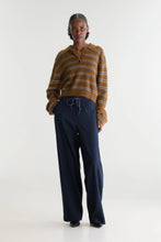 Load image into Gallery viewer, Solene Trousers - Navy Stripe
