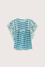 Load image into Gallery viewer, Hudalla Embroidered Blouse - Check
