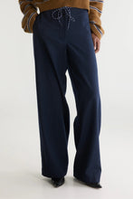 Load image into Gallery viewer, Solene Trousers - Navy Stripe
