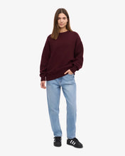 Load image into Gallery viewer, Oversized Merino Wool Crew - Oxblood

