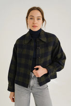 Load image into Gallery viewer, Balma Jacket - Navy/Khaki check
