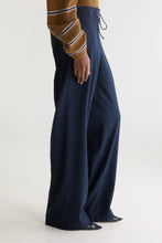 Load image into Gallery viewer, Solene Trousers - Navy Stripe
