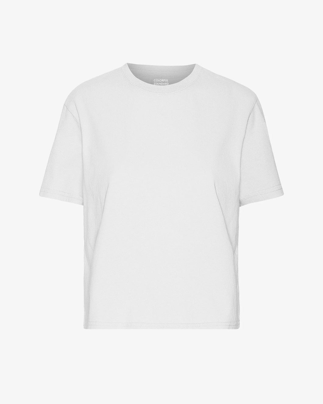 Boxy Crop Tee - White