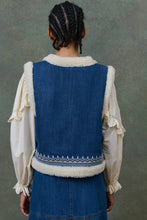 Load image into Gallery viewer, Figara Reversible Gilet - Stone Blue
