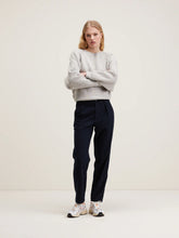 Load image into Gallery viewer, VILLA Pinstripe Slouchy Pants - Navy
