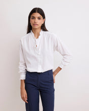 Load image into Gallery viewer, Carlotta Frill Shirt - White
