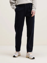 Load image into Gallery viewer, VILLA Pinstripe Slouchy Pants - Navy
