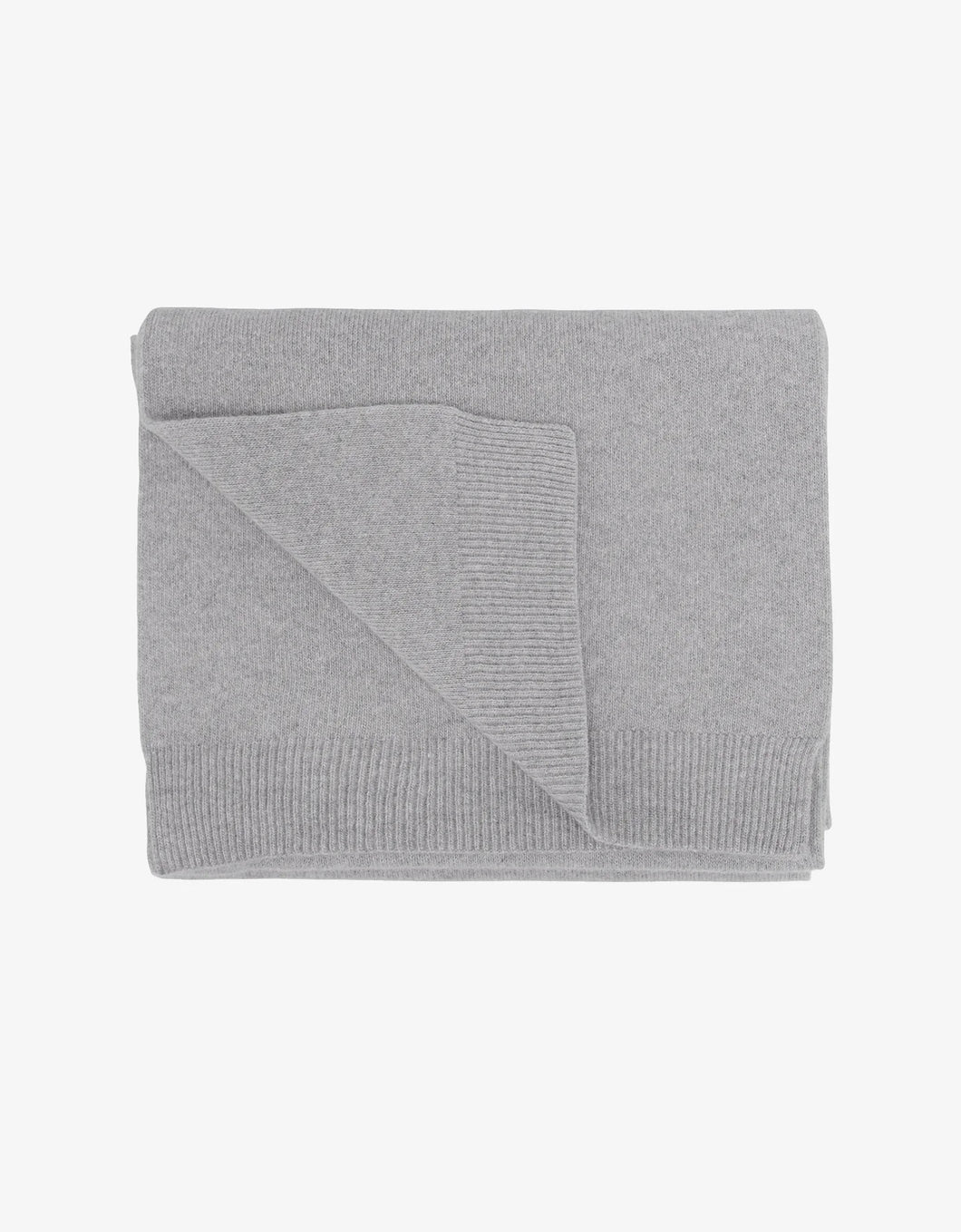 Merino Wool Scarf - Heather Grey