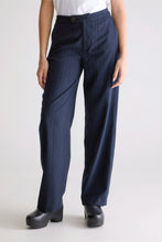 Load image into Gallery viewer, Tilla Relaxed Trousers - Navy Stripe
