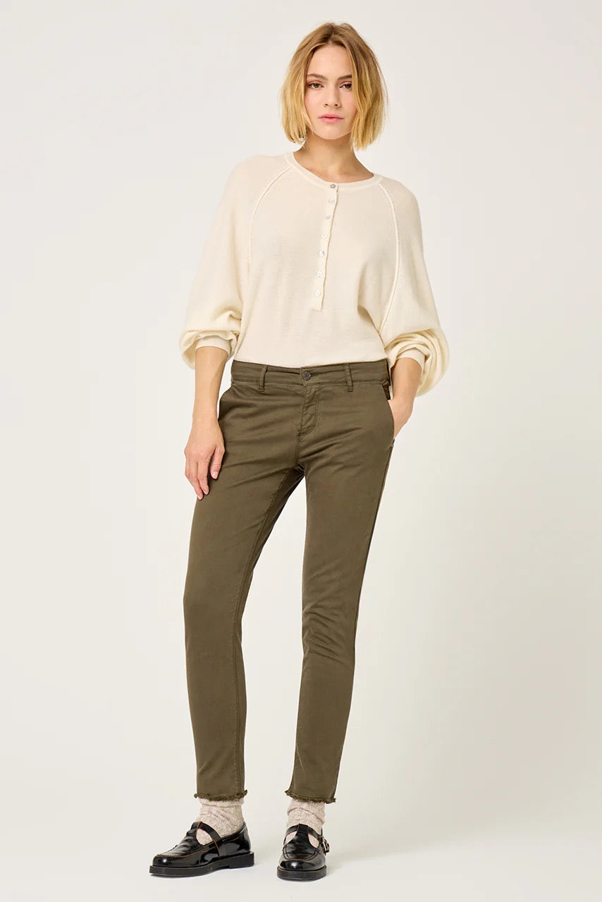 Cathy Slim Chino - Forest