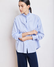 Load image into Gallery viewer, Chana Frill Shirt - Light Blue

