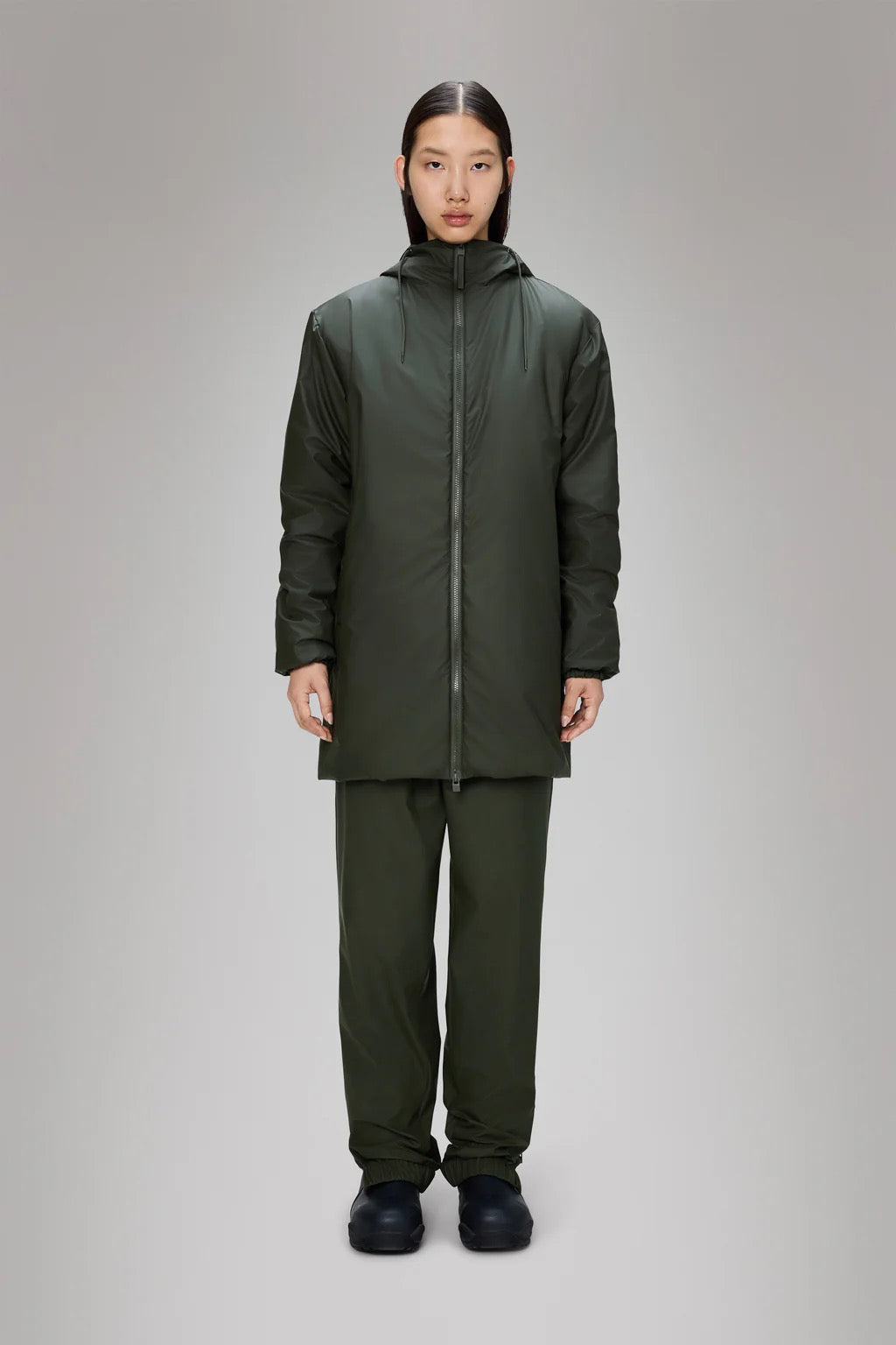 Lohja Long Insulated Jacket - Green