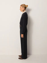Load image into Gallery viewer, Designed with a straight leg, high waist and front pleats, the Keaton Pants by Maison Hotel in Blue bridge sharp tailoring with everyday ease. Available at aprilmae - a womenswear boutique located in Chiswick west London specialising in contemporary, everyday clothing for women.  Visit our shop on Devonshire Road W4 for the latest arrivals from brands including Rains, Rails, Bellerose, Bonte, Vanessa Bruno, Hartford and Colorful Standard.
