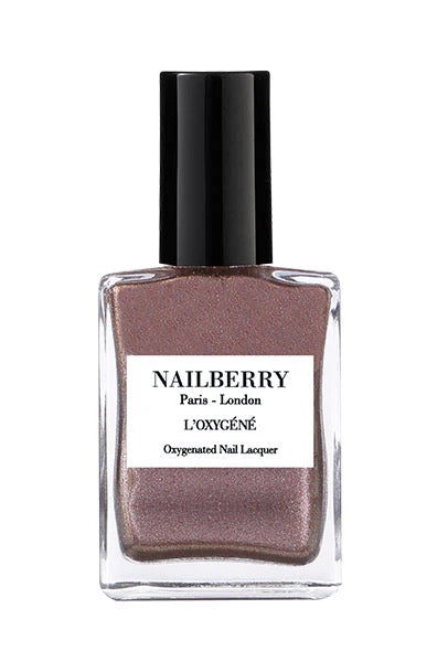 Nailberry Metallic Rose Gold nail polish. Available at aprilmae - a womenswear boutique located in Chiswick west London specialising in contemporary, everyday clothing for women.  Visit our shop on Devonshire Road W4 for the latest arrivals from brands including Rains, Rails, Bellerose, Bonte, Vanessa Bruno, Hartford and Colorful Standard.