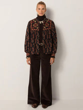 Load image into Gallery viewer, Maison Hotel, Scarlet Blouse, Black Coffee, cotton, printed shirt, Chiswick, womenswear, Aprilmae, new season, Spanish brand, women’s fashion. Visit our shop on Devonshire Road W4 for the latest arrivals from brands including Rains, Rails, Bellerose, Bonte, Vanessa Bruno, Hartford and Colorful Standard.
