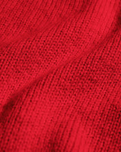 Load image into Gallery viewer, Colourful Standard Women&#39;s Merino Wool Oversized Crew in Scarlet Red the epitome of cozy sophistication. Crafted from premium recycled merino wool, this oversized crewneck sweater offers unparalleled softness, breathability, and temperature regulation for year-round comfort.Available at aprilmae - a womenswear boutique located in Chiswick west London specialising in contemporary, everyday clothing for women.  Visit our shop on Devonshire Road W4 for the latest arrivals.
