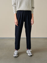 Load image into Gallery viewer, VILLA Pinstripe Slouchy Pants - Navy
