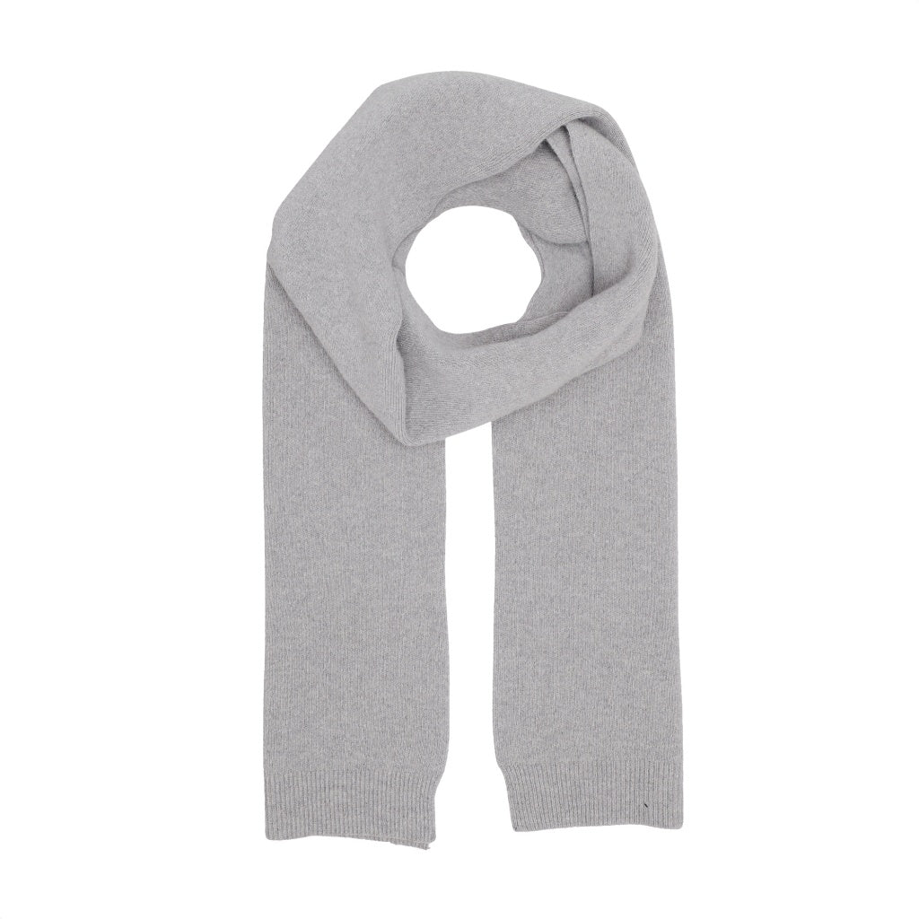 Merino Wool Scarf - Heather Grey