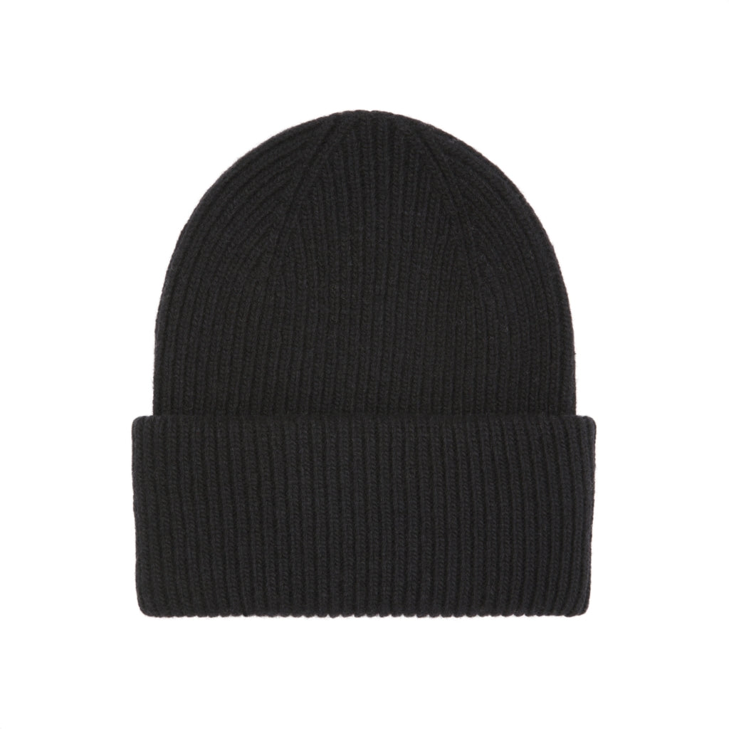 Merino Wool Hat - Deep Black