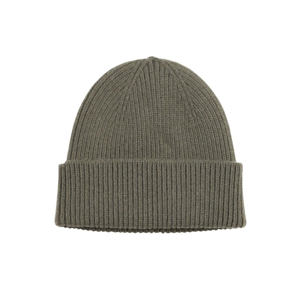 Merino Wool Beanie - Dusty Olive