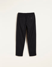 Load image into Gallery viewer, Super soft and slouchy, the Villa pant from Bellerose is a classic pant updated with tapered legs, front pleats and tennis stripes for a modern and stylish look. Wear it with a brogue for a play on the masculine / feminine look or dress it down with a pair of trainers. Aprilmae contemporary designer womenswear in Chiswick.
