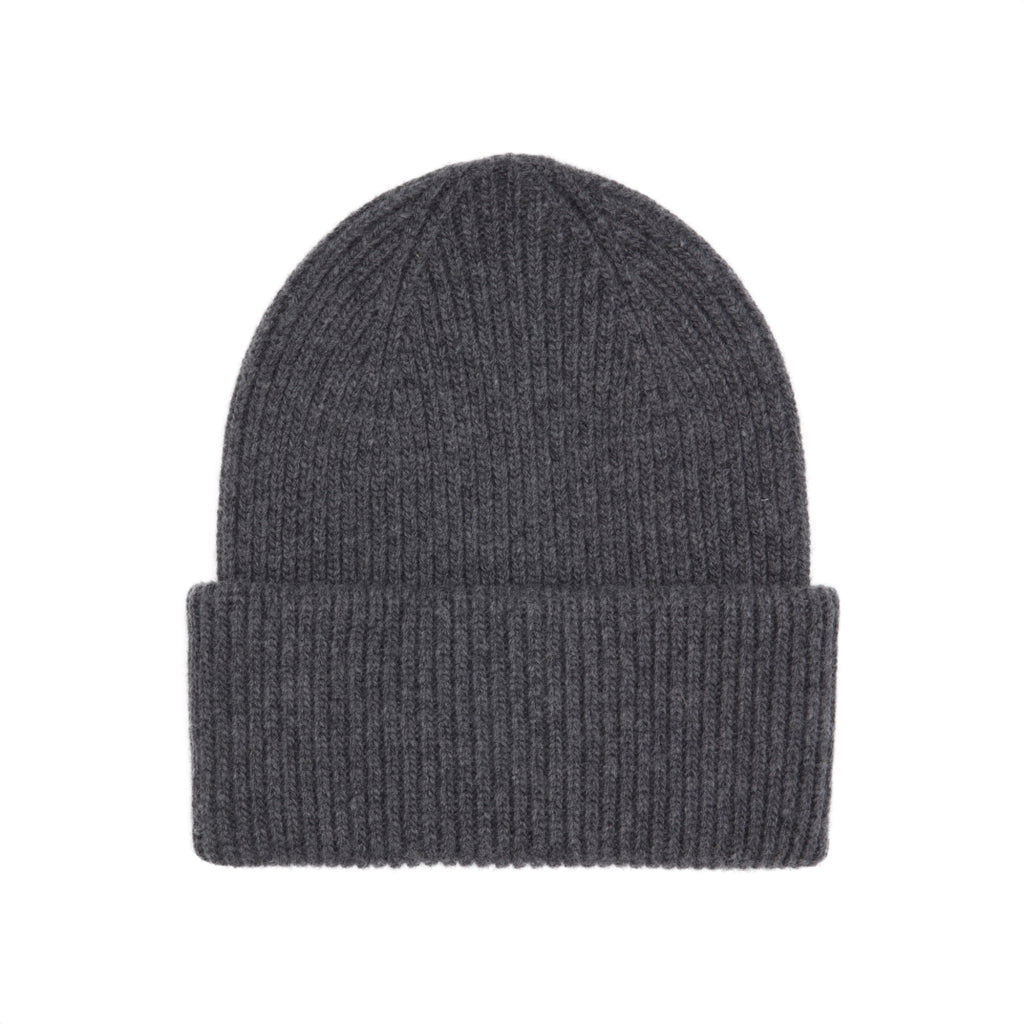 Merino Wool Hat - Lava Grey