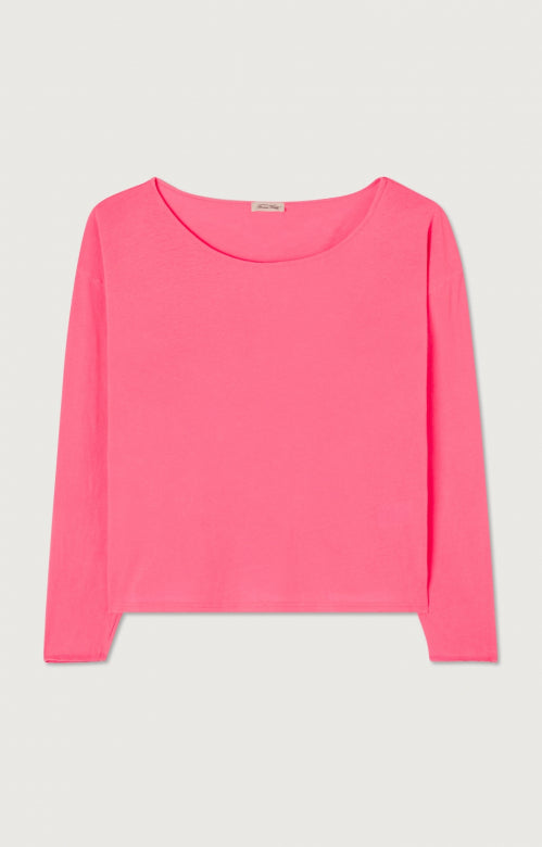 neon pink t-shirt American vintage