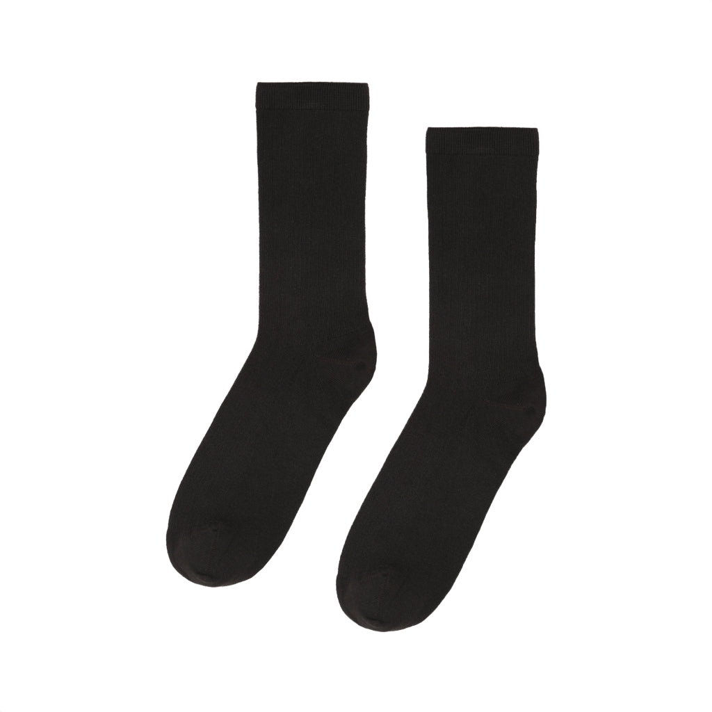Organic Socks - Deep Black
