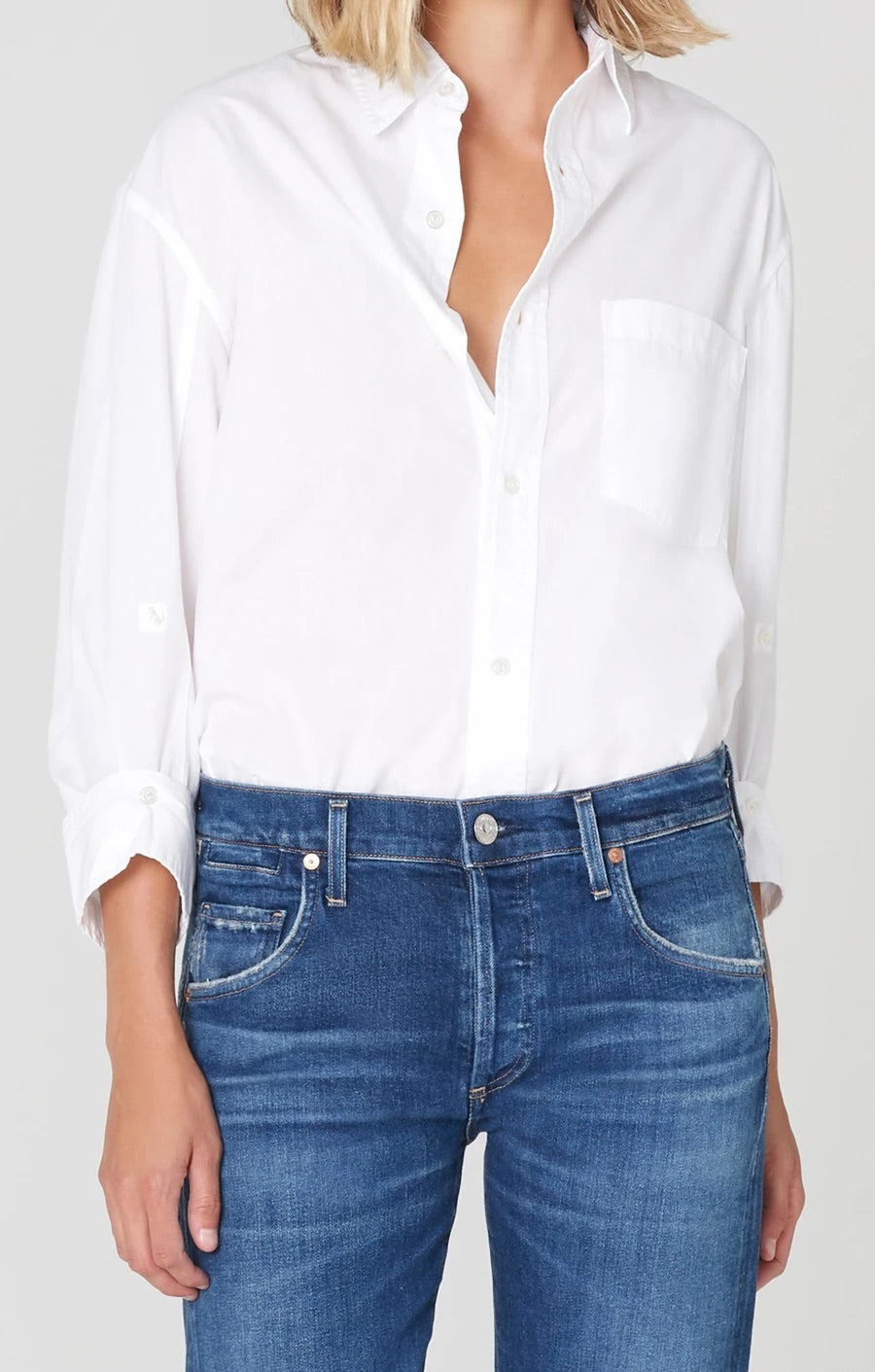 Kayla Shirt - Oxford White