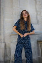 Load image into Gallery viewer, Mathilde Jumpsuit - Navy Dot
