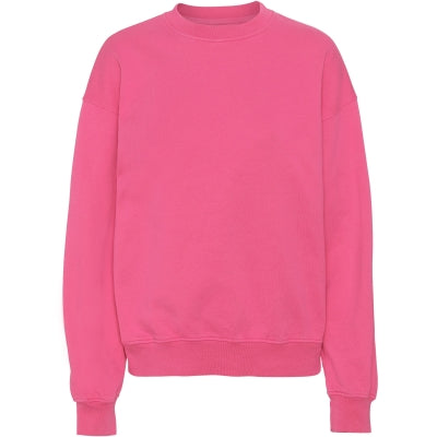 Oversized Crew Sweatshirt - Bubblegum Pink